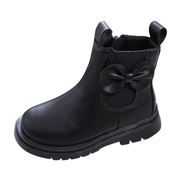 Girls Boots Stylish Leather Neoprene Kids Winter Ski Short Non- Breathable Footwear Booths for Kids for Girls Big Girls for Girls for All Lace up Girls Boot Occasions Girls Boot Cuffs Boots1
