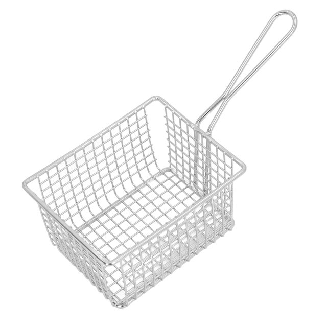 Deep Fryer Basket, Portable and Lightweight 304 Stainless Steel Frying Basket for Kitchen Use