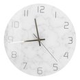 thumbnail image 2 of Silent Marble Wall Clock, Simple Creative Marble Wall Clock Stylish Light And Extravagant  For Home Furnishings For Bars For Wall Decoration For Cafes, 2 of 8