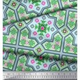 thumbnail image 1 of Soimoi Poly Georgette Fabric Floral & Damask Patchwork Decor Fabric Printed Yard 42 Inch Wide, 1 of 3