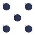 thumbnail image 1 of relayinert 1/2/3/5 Confort et Durabilité des Chaises Coussin Rond Doux et Confortable Bleu Foncé 5 Pcs, 1 of 6