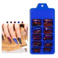 thumbnail image 1 of 100PCS Fake Nails Tips Clear Acrylic Nail Tips Full Cover False Nail Artificial Nails Coffin, 1 of 8