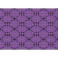 thumbnail image 1 of Ahgly Company Machine Washable Indoor Rectangle Transitional Medium Orchid Purple Area Rugs, 5' x 8', 1 of 7