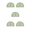 thumbnail image 1 of Youkk Bathroom Rugs Water Absorbent Floor Bath Mat Carpet Windbell Semicircle 40x60cm 5Set, 1 of 6