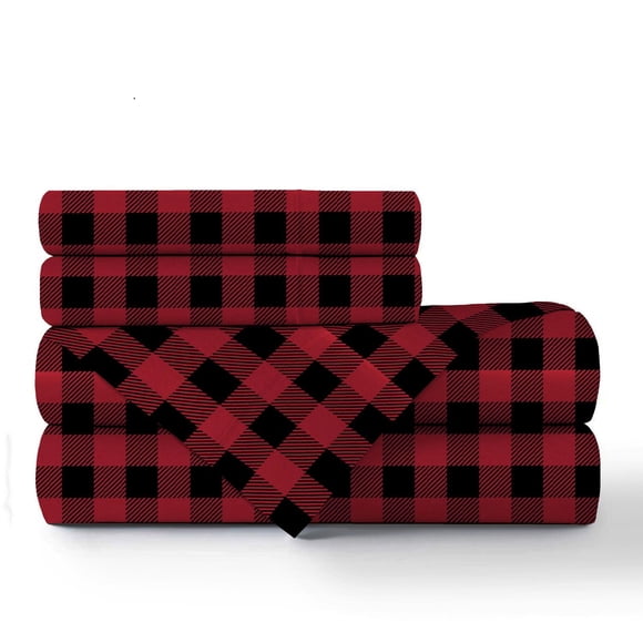 Johnson Home Premium 160 GSM Ultra Plush, Breathable and Durable, Combed Cotton Flannel Sheet Set - Deep Pocket - Easy to Fit - Cozy Bed Sheets