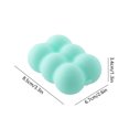 thumbnail image 3 of Compartment Organizer Box, 6 Section Travel Vitamin Container with Unique Shape for Portable Outdoor Use, 3 of 8