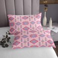 thumbnail image 3 of Aztec Quilt Set Twin Geometric Bedspread Set For Teens Young Southwest Coverlet Set American Tribal Bed Set Ancient Boho Pink Bedroom Decor, 3 of 5