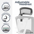 thumbnail image 3 of MotionGrey - CloudMesh Ergonomic Office Chair-Comfy High Mesh Back Support with Adjustable Armrests -White Desk Computer Chairs Perfect for Home Gaming and Offices, 3 of 7