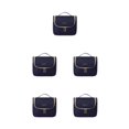 thumbnail image 1 of ZheElen Polyester Travel Storage Bag Dustproof And Waterproof Large Capacity Cosmetic Bag Portable Navy 5Set, 1 of 6