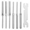 thumbnail image 3 of EIGTHTAIL 3 Pairs Tube Clamp Left and Right Threaded Rod DIY Cable Railing, 3 of 8