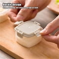 thumbnail image 3 of Food StoragePremium Mini Square Seasoning Bottles with Leakproof Lids – Transparent 4Pcs for Kitchen Organization and Picnics, 3 of 6