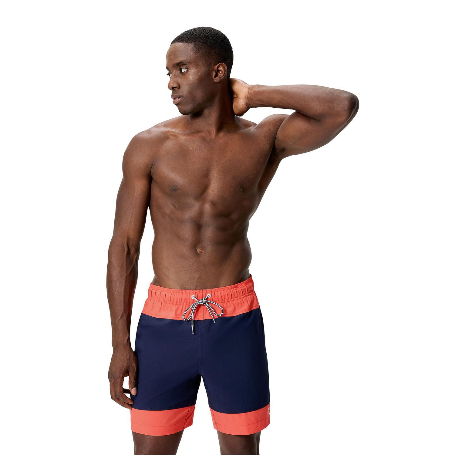 Short de bain 18 po avec blocs de couleur Speedo pour hommes