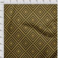 thumbnail image 4 of oneOone Cotton Poplin Twill Yellow Fabric Geometric Craft Projects Decor Fabric Printed By The Yard 56 Inch Wide, 4 of 4