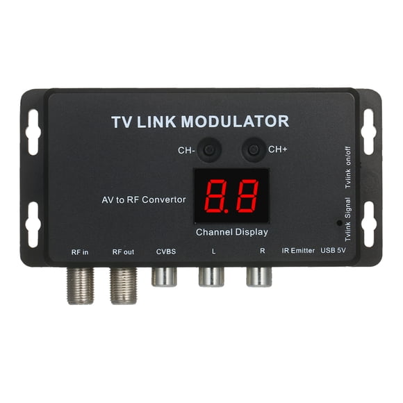Amdohai TVLINK Modulator AV to RF Convertor & IR Extender RF Modulator