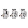 thumbnail image 1 of Adaptateur d'Inversion de Tuyau pour Robinet, Valve d'Inversion de Robinet d'Évier 3 Pcs G1/4 pour Machines à Laver, 1 of 8