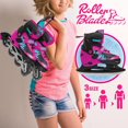 thumbnail image 3 of Rugged Racer Kids Adjustable and Convertible Rollerblade and Ice Skate - Small - Pink, 3 of 9
