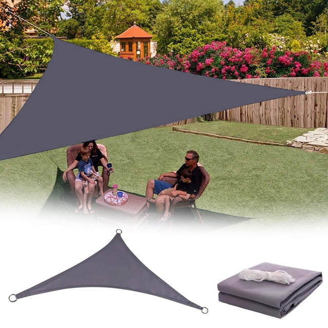 Sun Shade Triangle Sun Shade 95% Block For Patio Backyard Garden Outdoor Activities With Fixing Kit Microfiber Sofa Cover Garden Blanket L Shape Couch Cover