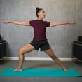 thumbnail image 4 of Tapis de yoga en PVC uni sarcelle 3 mm, 4 of 8