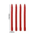 thumbnail image 3 of Long Taper Candles for Wedding, Banquet, Party, Holiday Decor, Mixed Wax, 9.84 Inch, Set of Four, Unscented, Formal Dinner, Table Centerpiece, Ceremonial Lighting, Home Ambiance, 3 of 8