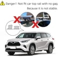 thumbnail image 4 of 54 in Aero Aluminum Roof Rack Cross Bars for Vehicles with Raised Side Rails, 165 lb Load Capacity, 4 of 9