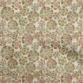 thumbnail image 1 of oneOone Cotton Poplin Olive Green Fabric Floral Craft Projects Decor Fabric Printed By The Yard 56 Inch Wide, 1 of 4