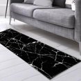 thumbnail image 3 of Marble Floor Mat Door Mat Long Rug Carpet Entrance Kitchen Mat Carpet Entrance Doormat Black White, 3 of 9