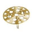 thumbnail image 1 of DOLITY Grille Vapeur pour Oeufs Accessoires de Cuiseur Grille Portable Polyvalente Plateau de Cuisson à la Vapeur Or 21cm, 1 of 9