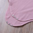 thumbnail image 3 of Faithtur Baby Boy Girl Long Sleeve Romper Ruffled Solid Color Bodysuit, 3 of 6