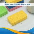 thumbnail image 3 of Cellulose Sponges,Kitchen Sponges for Dish, Duty Scrub Sponges,Non-Scratch Dish Scrubber Sponge Cookware 15 Pcs, 3 of 7