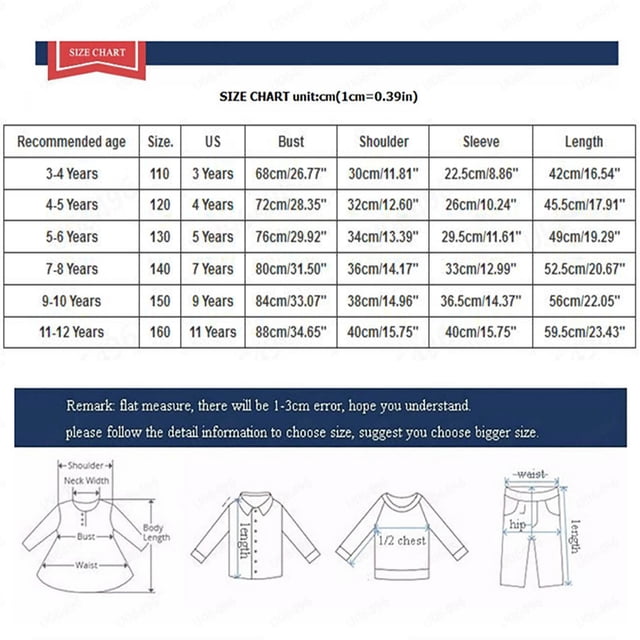 Plebaso Garçons Filles T-Shirts à Manches 3/4 Col Rond Blouse T-Shirt Basique Hauts Décontractés Unis T-Shirts Légers