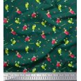 thumbnail image 1 of Soimoi Modal Satin Fabric Straw & Juice Beverages Print Sewing Fabric Yard 42 Inch Wide, 1 of 3