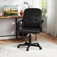 thumbnail image 2 of Costway Ergonomic Mid-Back Executive Office Swivel Computer Desk Chair New, 2 of 10