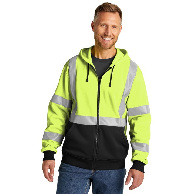 CornerStone A107 Classe 3 Sweat à Capuche en Polaire Robuste à Fermeture Éclair Complète CSF300