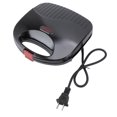 thumbnail image 2 of Electric  Maker, 750W Electric Grilled Cheese Maker with Non Stick Coating, Double Sided Heating  Panini Maker Easy Cleanup Panini Press Gril  for Cooking Breakfast, 2 of 7