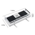 thumbnail image 3 of LSLJS Square Rod Shower Rack Punch-Free Shower Caddy Shelves Slide Bar for Shower Head, Shampoo, Soap Holdersuitcase, with Stainless Steel Guardrail, Shower Shelves W, 3 of 6