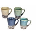 thumbnail image 2 of 4 PC Multi Color 11 Oz Stoneware Coffee Mug Set, 2 of 4