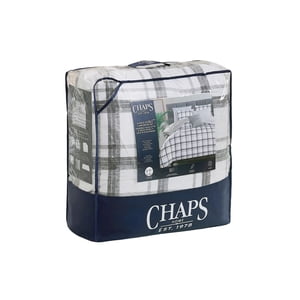 Chaps 8pc Comforter Set Grey Double/Queen
