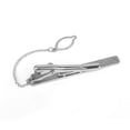 thumbnail image 4 of 1pc Men Metal Silver Tone Simple Necktie Tie Bar Clasp Clip Clamp Pin, 4 of 6