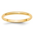 thumbnail image 1 of 14KY 2mm LTW Half Round Band Size 9.5 Size 9.5, 1 of 4