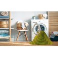 thumbnail image 2 of Ahgly Tapis d'Intérieur Lavable en Machine Carré Transitionnel Jaune Foncé Vert, 6 Pieds Carré, 2 of 7