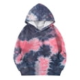 thumbnail image 3 of PMVFHDE Chandails à Col Rond Fille Chandail à Capuche Décontracté de Sport à Manches Longues avec Poche Imprimé Automne et Hiver Noir, 2-3 Ans, 3 of 3
