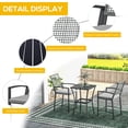 thumbnail image 4 of Outsunny Ensemble de Bar en Osier d'Extérieur 3 Pcs, Ensemble de Bar Bistro Classique, 4 of 10