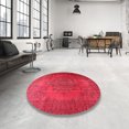 thumbnail image 3 of Ahgly Company Tapis Rectangulaire Intérieur Traditionnel Persan Rouge, 7 Pieds x 9 Pieds, 3 of 6