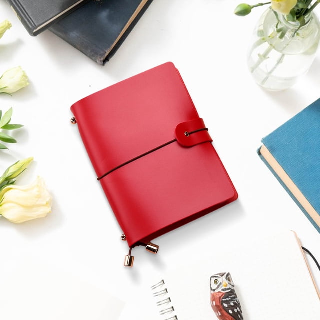 Tyidzon Notebook Leather Notebook Travel Diary Student Notebook, Back to School Supplies
