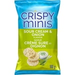 Quaker Crispy Minis Brown Rice Chips Sour Cream & Onion