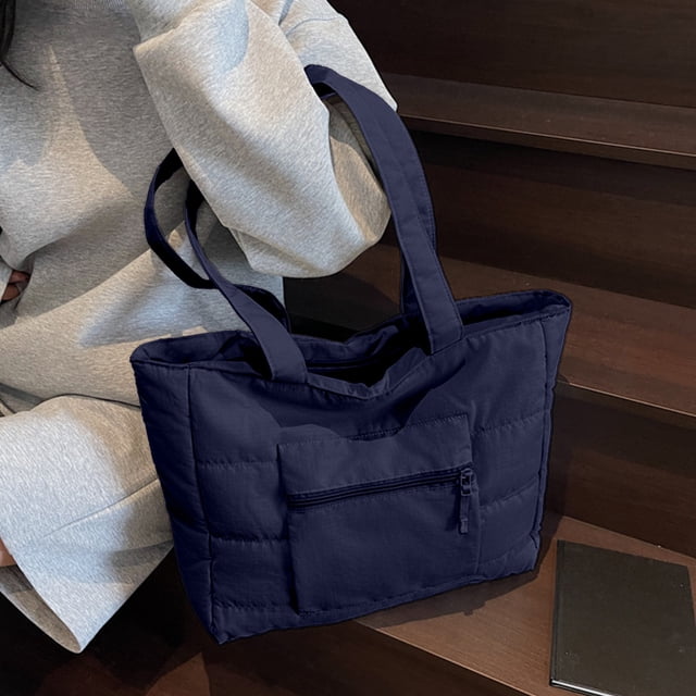 Fridja Sales Quilted Casual One Shoulder Computer Bag Large Capacity Tote Bag