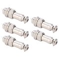 thumbnail image 3 of 5Pcs Aviation Plug Connector Male Female Wire Panel Power Chassis Metal Fittings 5A GX12 450V2pin, 3 of 7