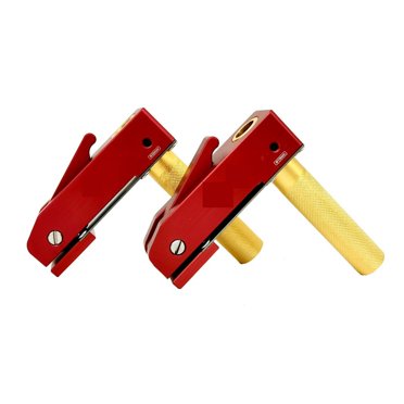 Ensemble d'Outils de Serrage à Pince et Butée Tenon à Action Rapide pour Bancs de Menuiserie 19/20MM Outil de Trou, Mesure Précise