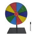 thumbnail image 1 of Abbracc Tabletop Prize Turntable Set Fortune Wheel for Supermarkets Restaurant Party 10 grid, 1 of 9