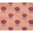 thumbnail image 4 of oneOone Coton Flex Tissu Feuilles & Lotus Bloc Décor Tissu Imprimé BTY 40 Pouces de Large, 4 of 4
